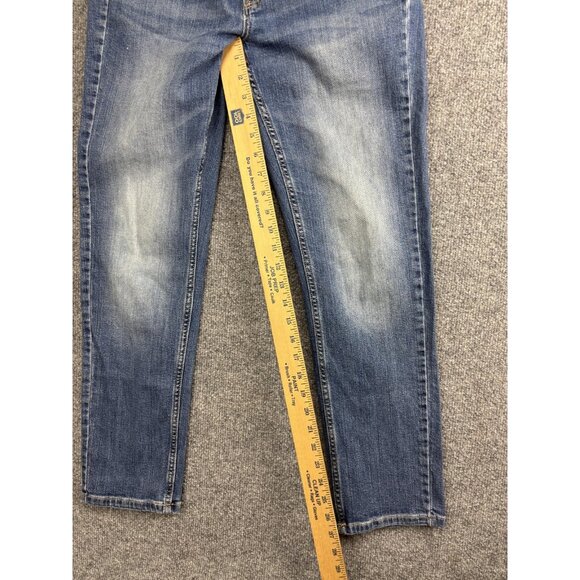 Banana Republic Jeans Womens 6 28 Blue Girlfriend Jean Light Wash Ankle Zip Fly - Picture 5 of 8